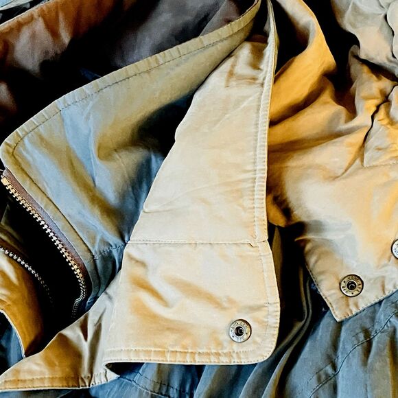 St Johns Bay Vintage Winter Jacket Removable Liner Hood Army Green Quilted M Men - Picture 14 of 16